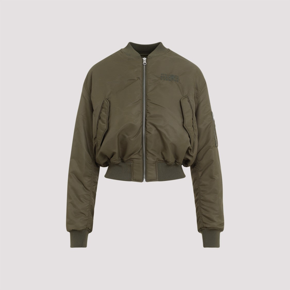 Mm6 By Maison Margiela Khaki Green Bomber Jacket