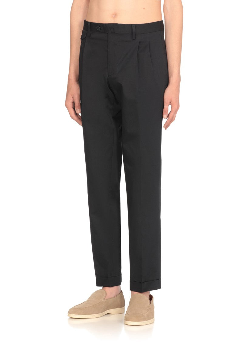 Briglia Black Cotton Pants