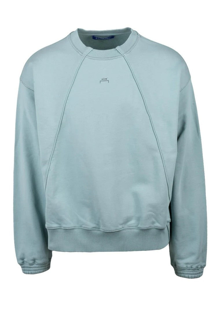 A-Cold-Wall* Aqua Crew Neck Cotton Men Sweatshirt