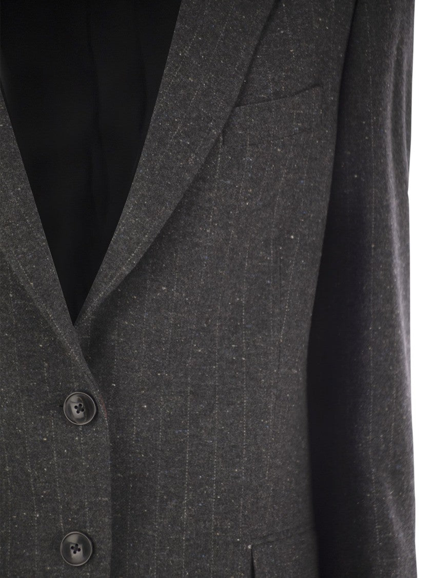 Saulina Antonia - Single-Breasted Jacket In Wool Blend