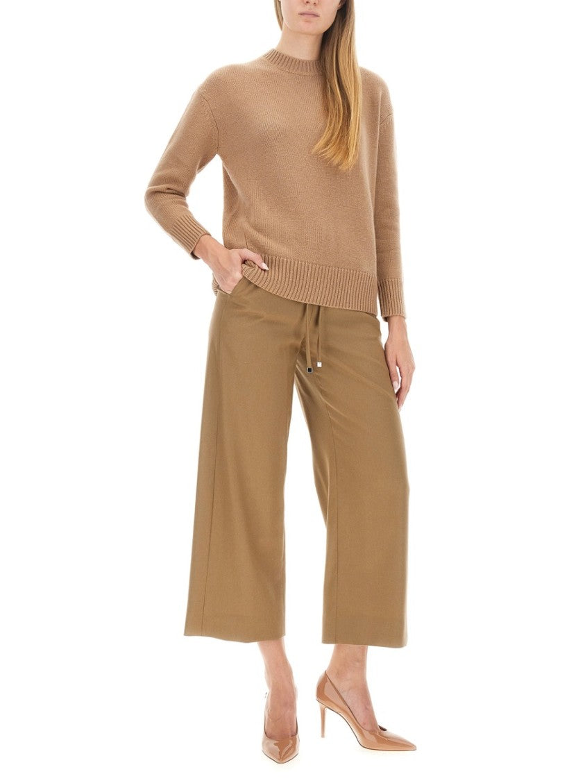 Max Mara Classic Button-Down Shirt In Luxurious Wool-Cashmere Blend