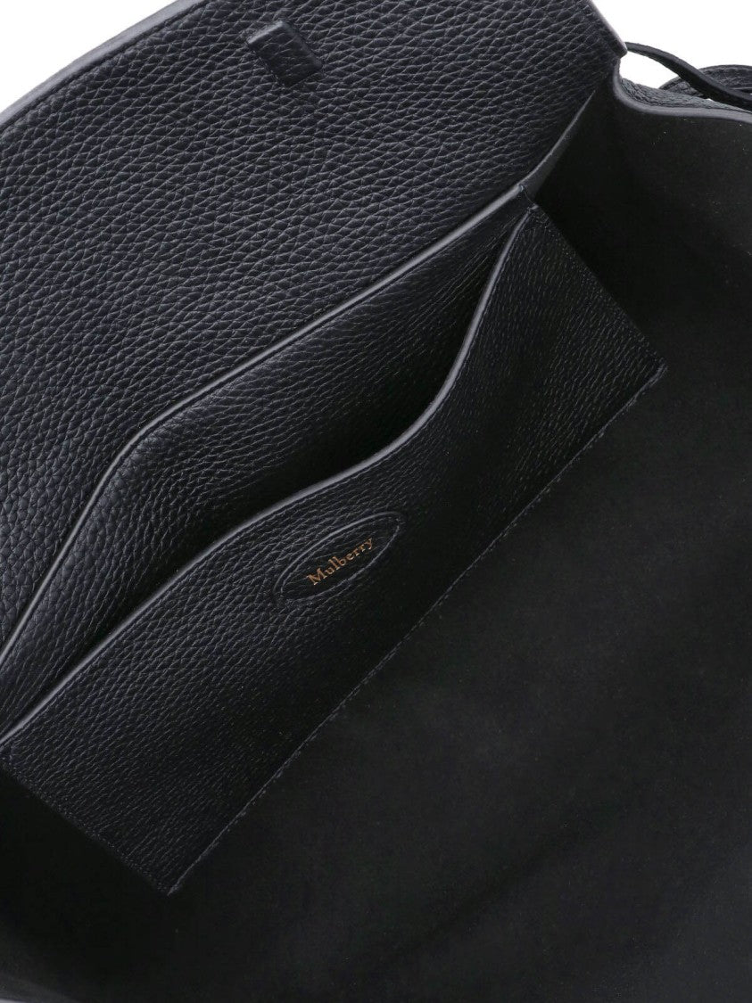 Mulberry Elongated Rectangular Black Mulberry Handbag