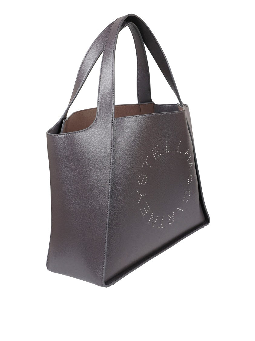 Stella Mccartney Structured Grey Tote Bag