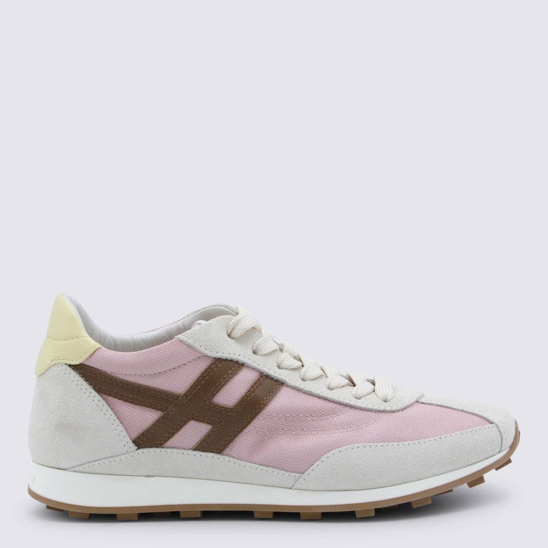 Hogan White Perforated Sneakers