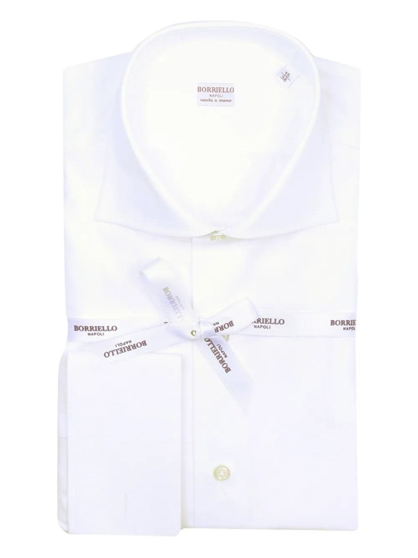 Borriello Napoli Crisp White Cotton Shirt