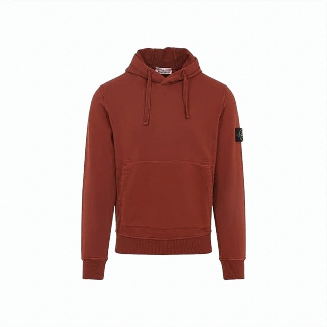 Stone Island Classic Pullover Hooded Sweatshirt With Distinctive Patch Detail