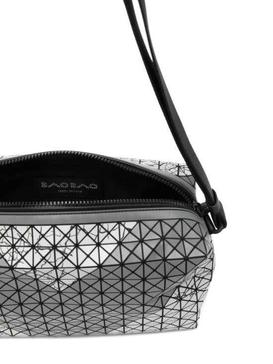 Baobao Silver Geometric Crossbody Shoulder Bag