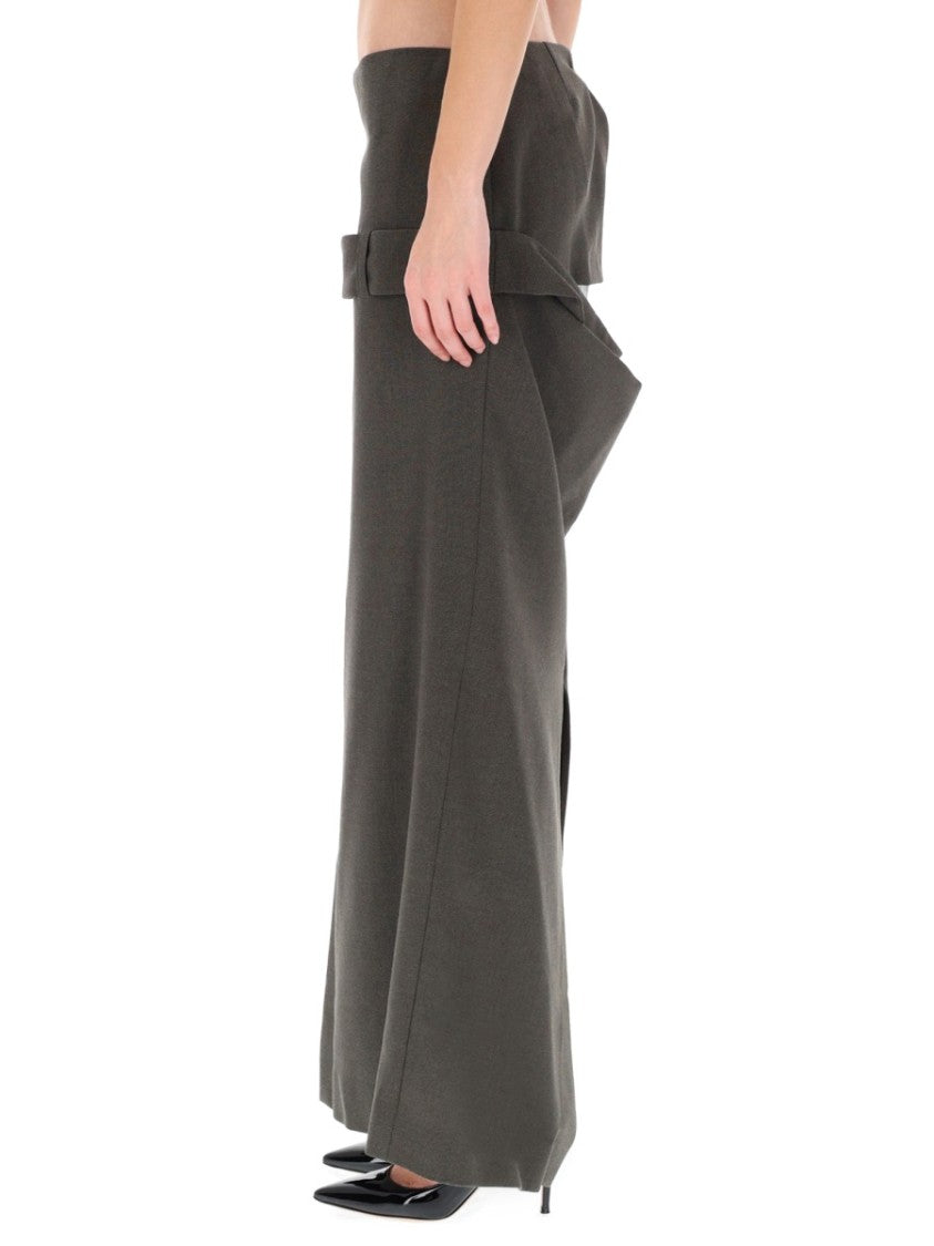 Jean Paul Gaultier Deconstructed Skirt With Martingale Detail