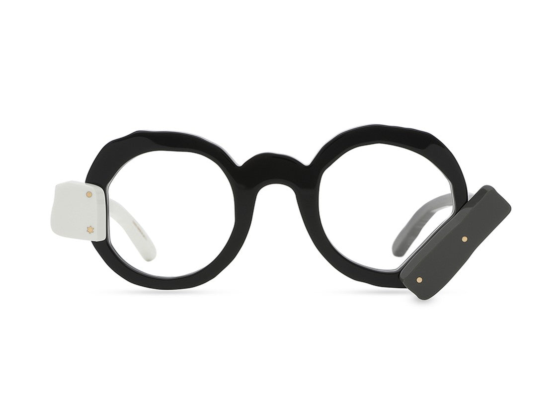 Masahiro Maruyama Mm-0096 Oversized Geometric Round Eyeglasses