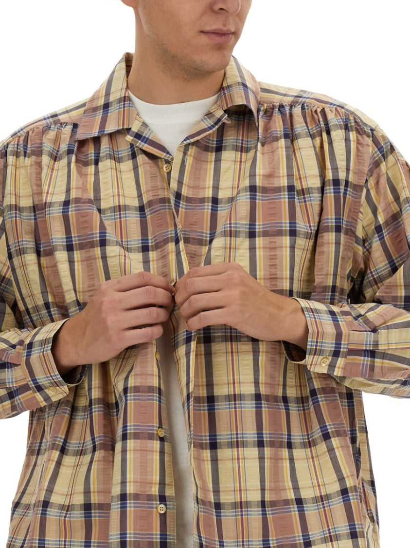 Aïe Seersucker Cotton Shirt