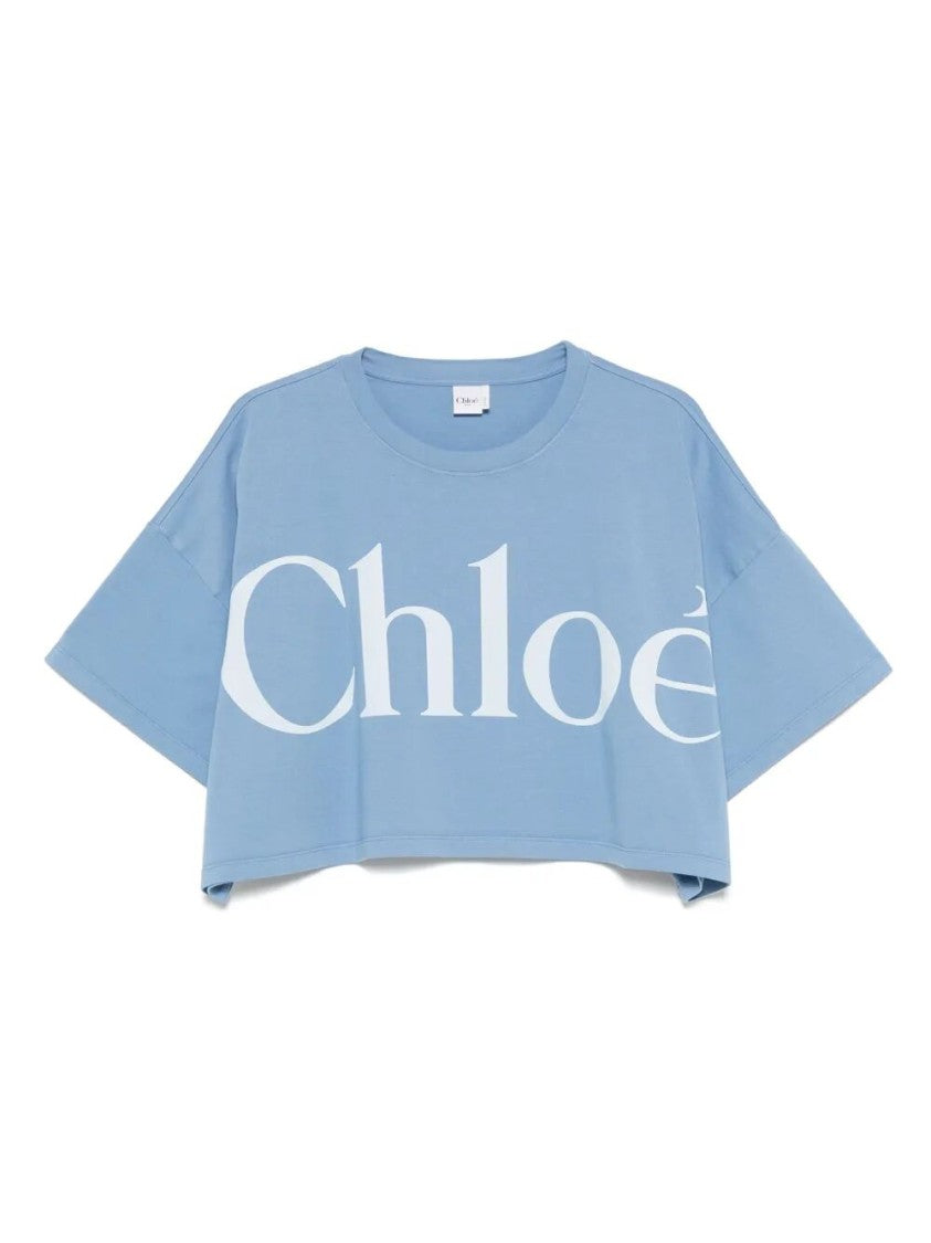 Chloé Relaxed Fit Cropped T-Shirt