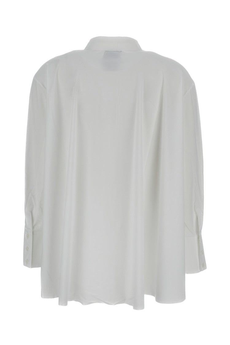 Irie' Crisp White Shirt With Structured Collar And Button-Down Front