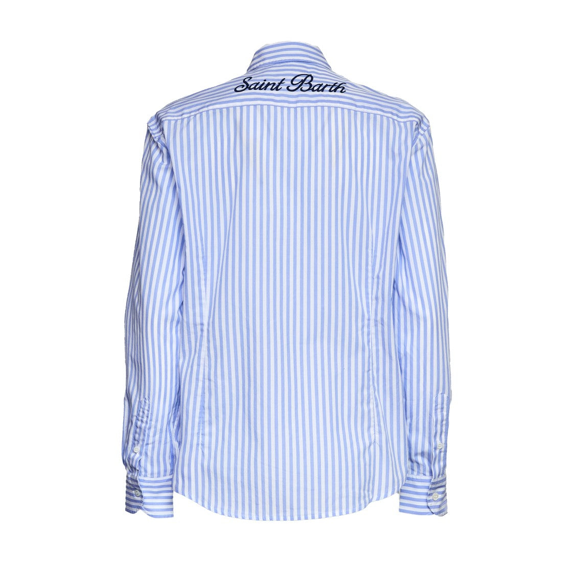 Mc2 Saint Barth Meredith Striped Back Logo Shirt