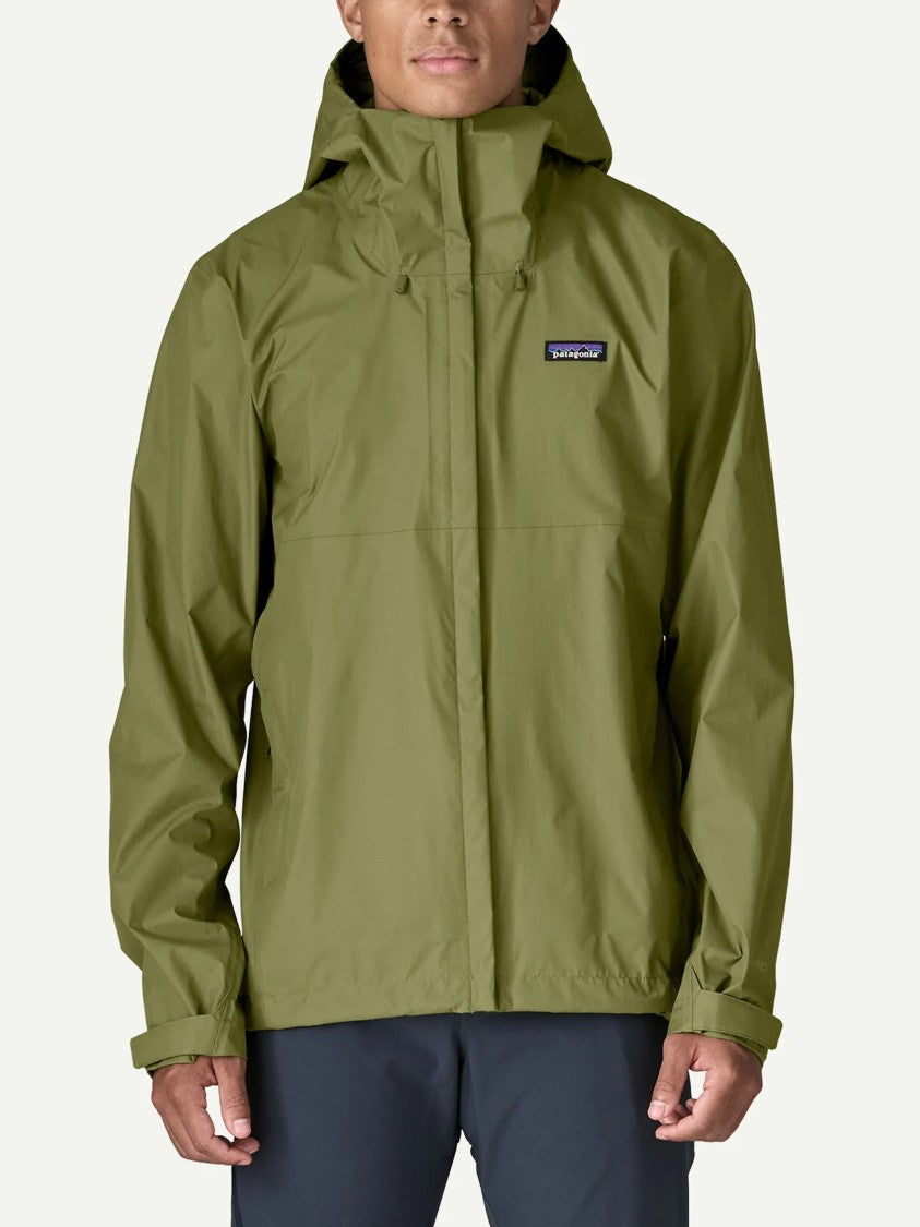 Patagonia Olive Green Torrentshell 3L Rain Jacket