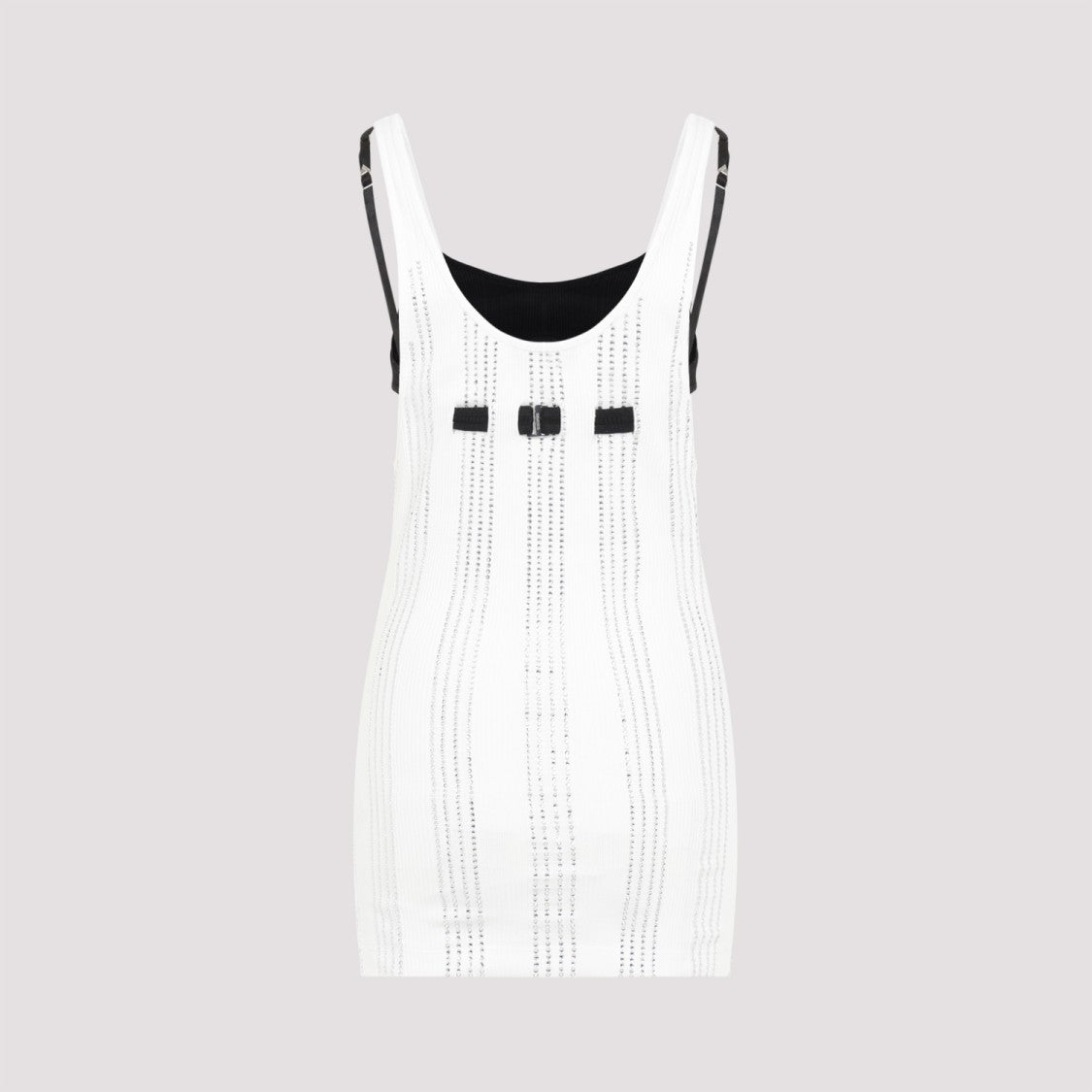 The Attico Flat Ribbed Jersey Tank Top