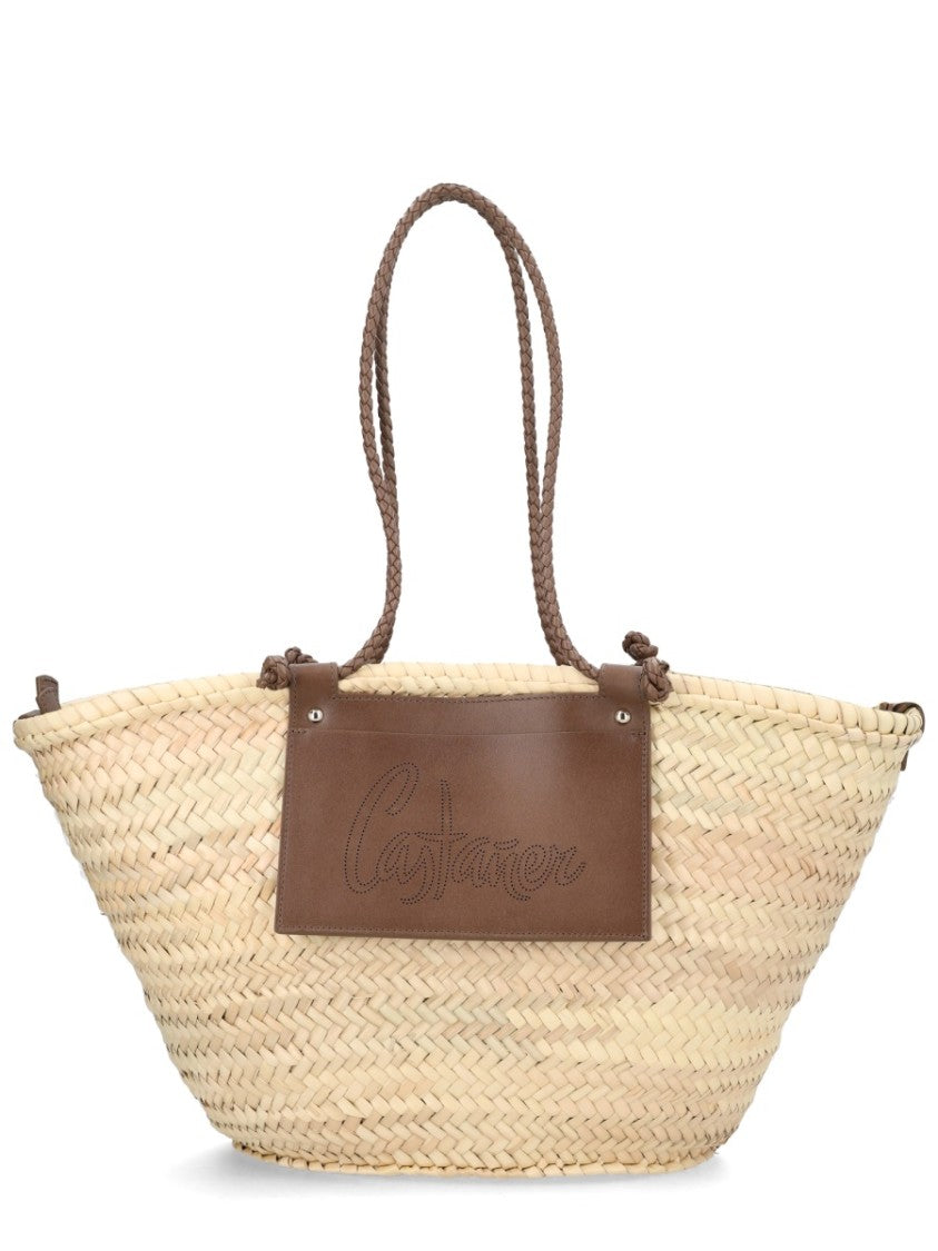 Castaner Campania Spacious Woven Raffia Tote Bag