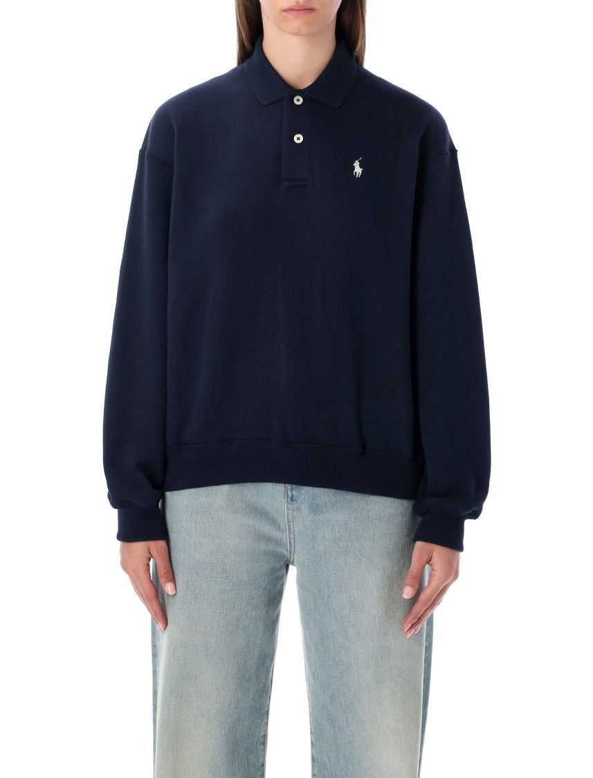 Polo Ralph Lauren Polo  Logo Fleece Polo-Collar Pullover