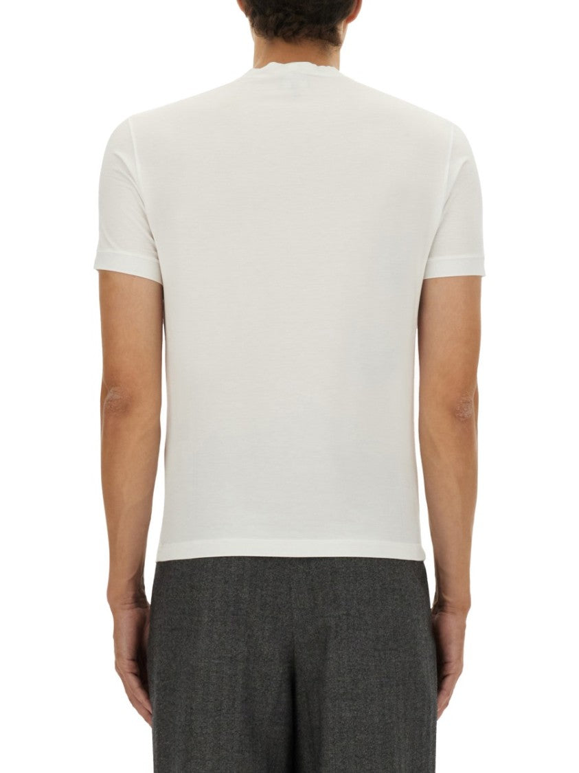 Giorgio Armani Classic Round Neck Short-Sleeved Giorgio Armani Shirt