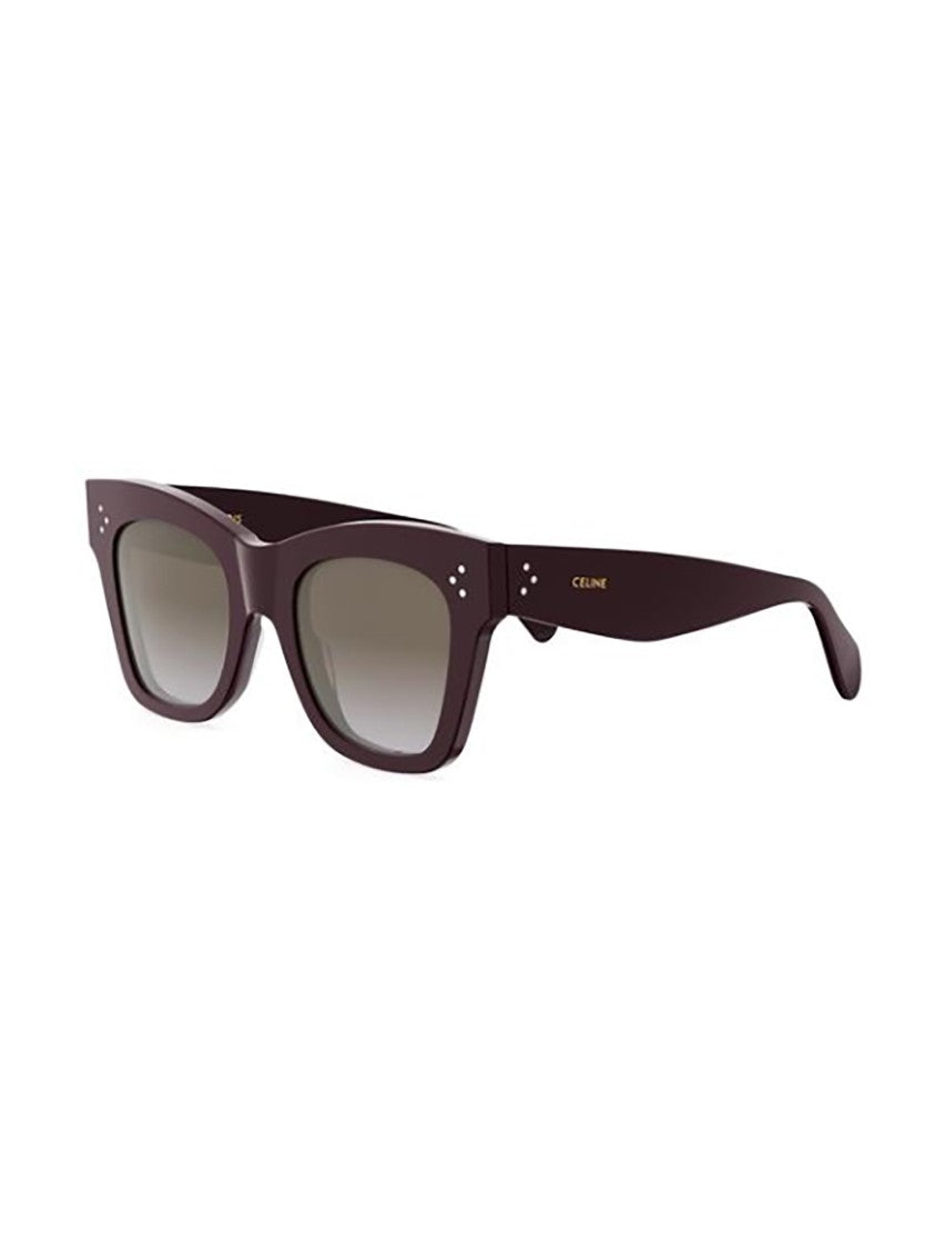 Celine Pink/Purple Cl4004in Rectangular Acetate Sunglasses