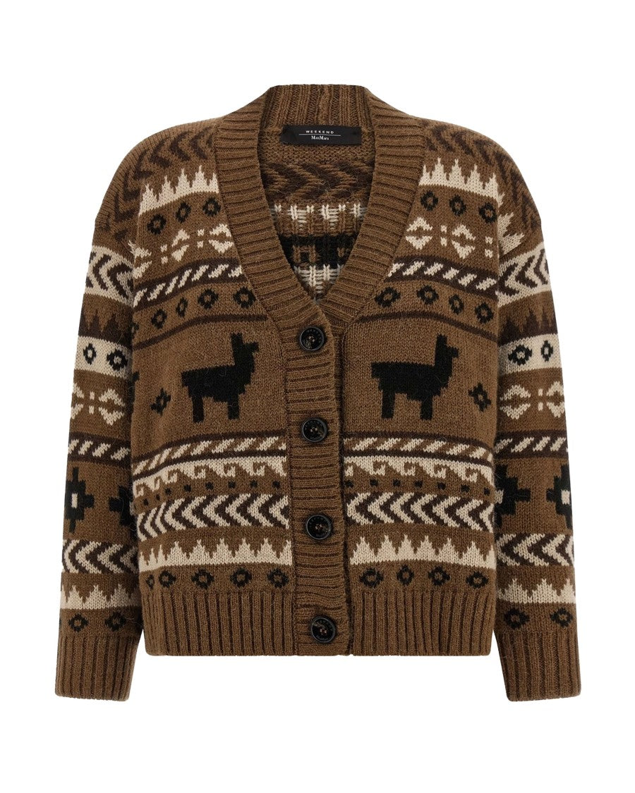 Max Mara Camel Alpaca Blend Peru Cardigan