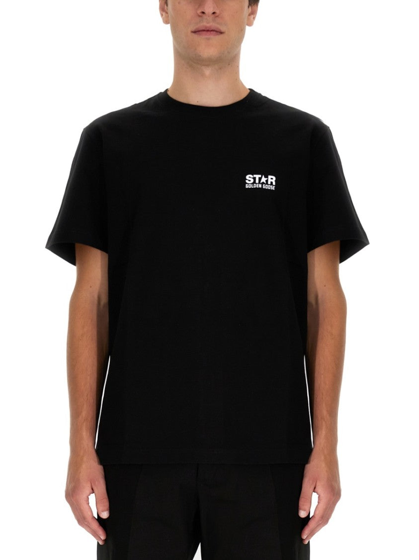Golden Goose Star Graphic Cotton Crewneck T-Shirt