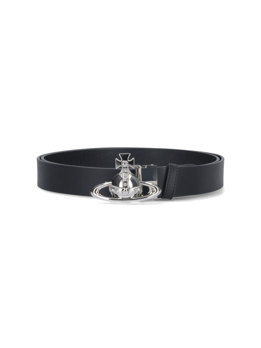 Vivienne Westwood "Orb Buckle" Belt Black