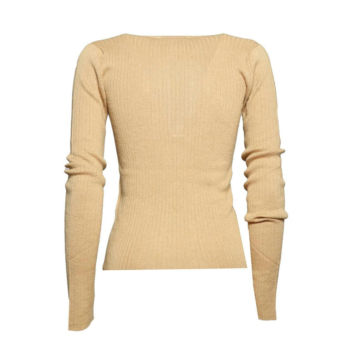 Max Mara Urlo Silk Knit Sweater In Camel