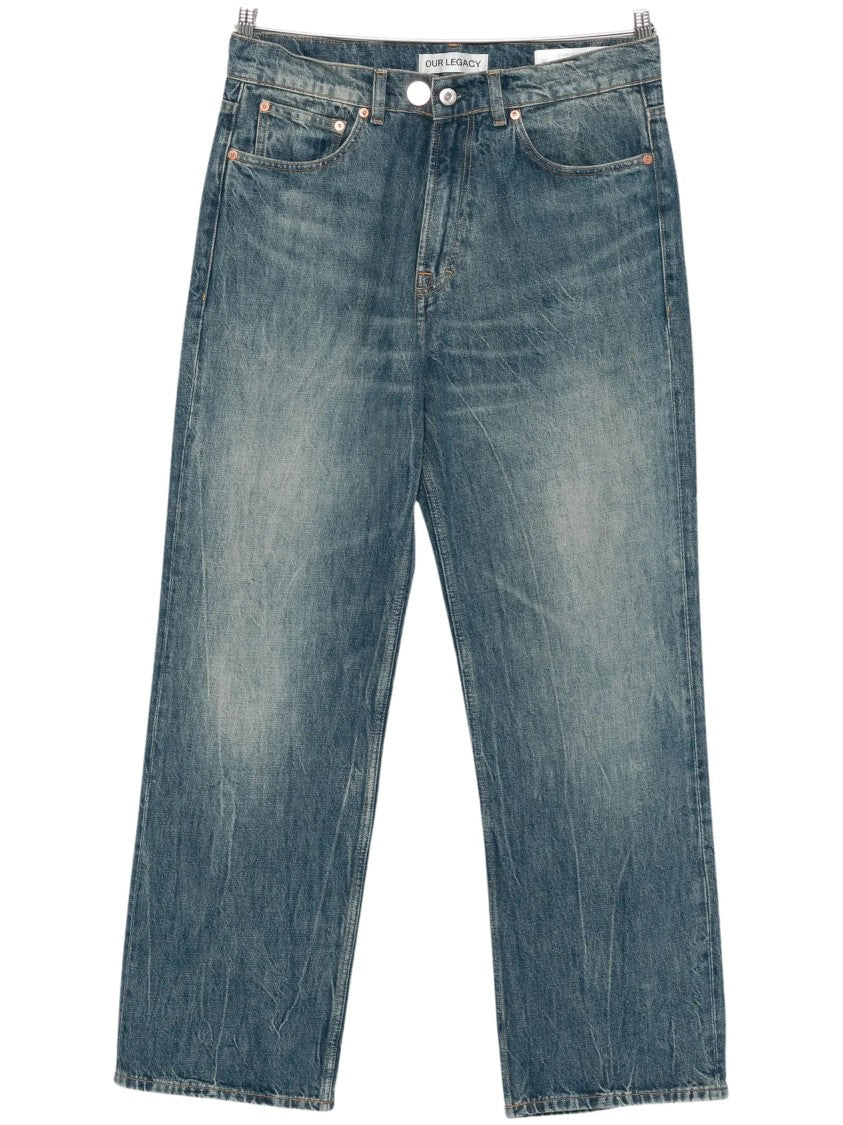 Our Legacy Relaxed Straight-Leg Jeans