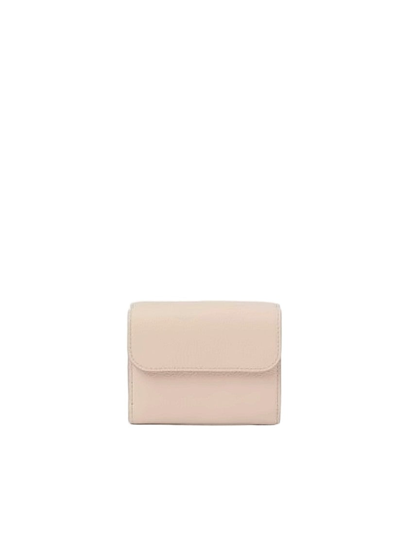Chloé Compact Lambskin Leather Wallet With Gold-Tone Logo