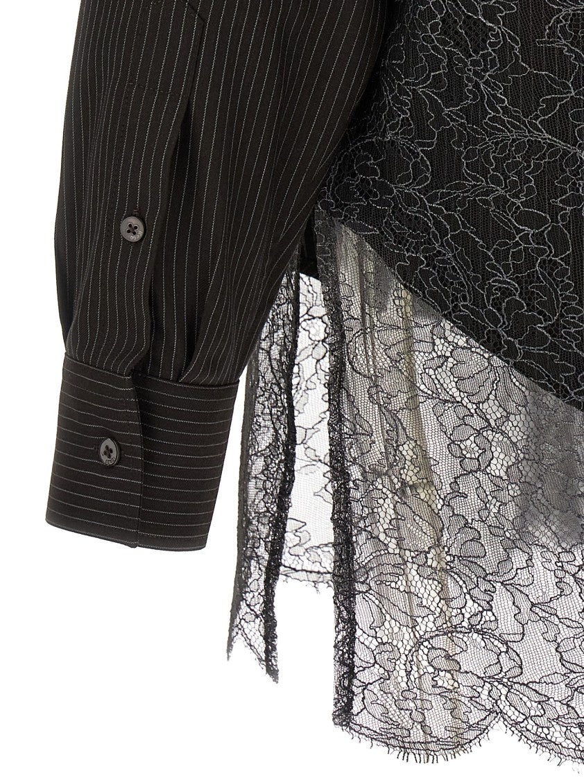 Fendi Wool And Lace Shirt