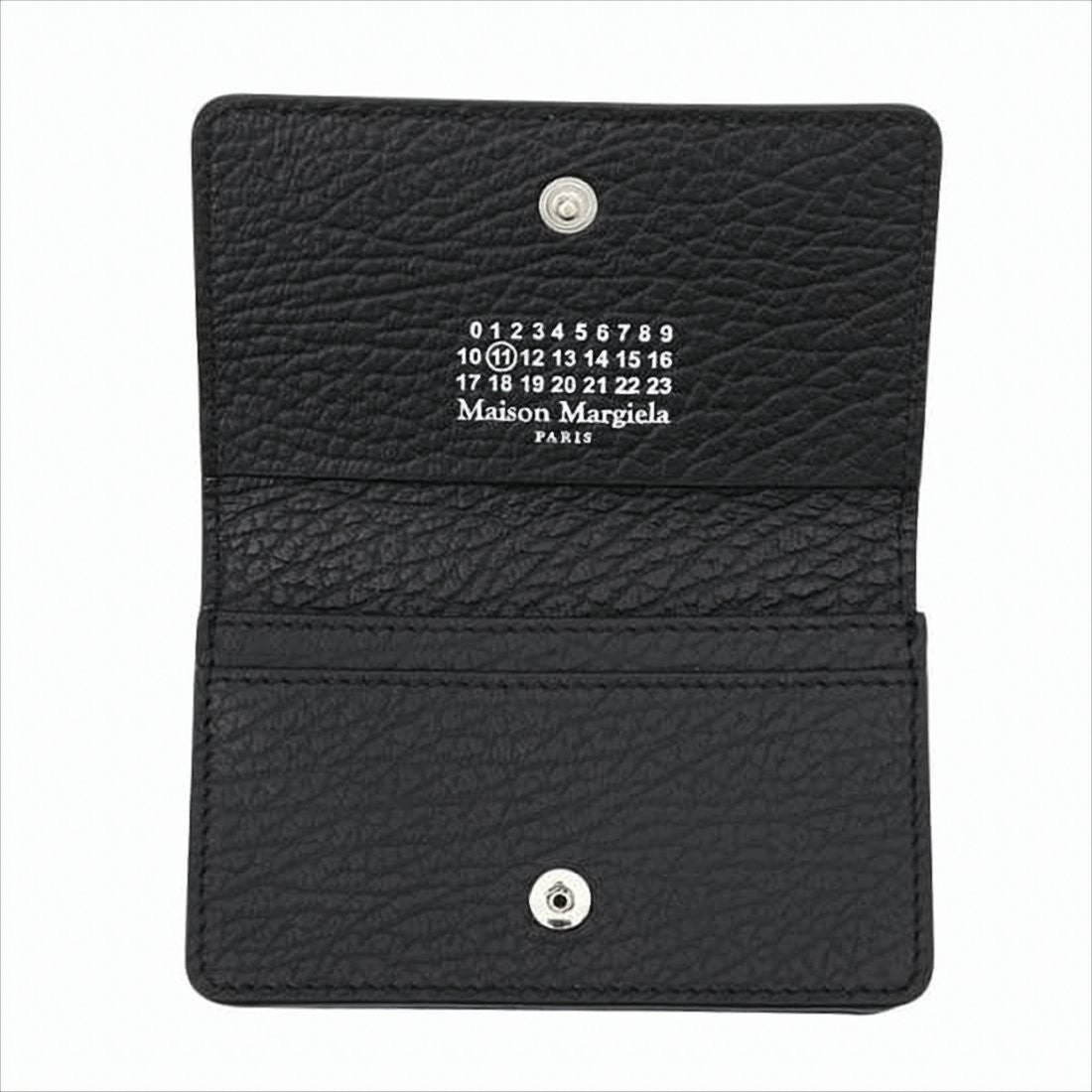 Maison Margiela Textured Cow Leather Wallet With Minimalist Design