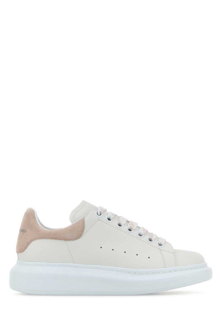 Alexander Mcqueen White Leather Sneakers