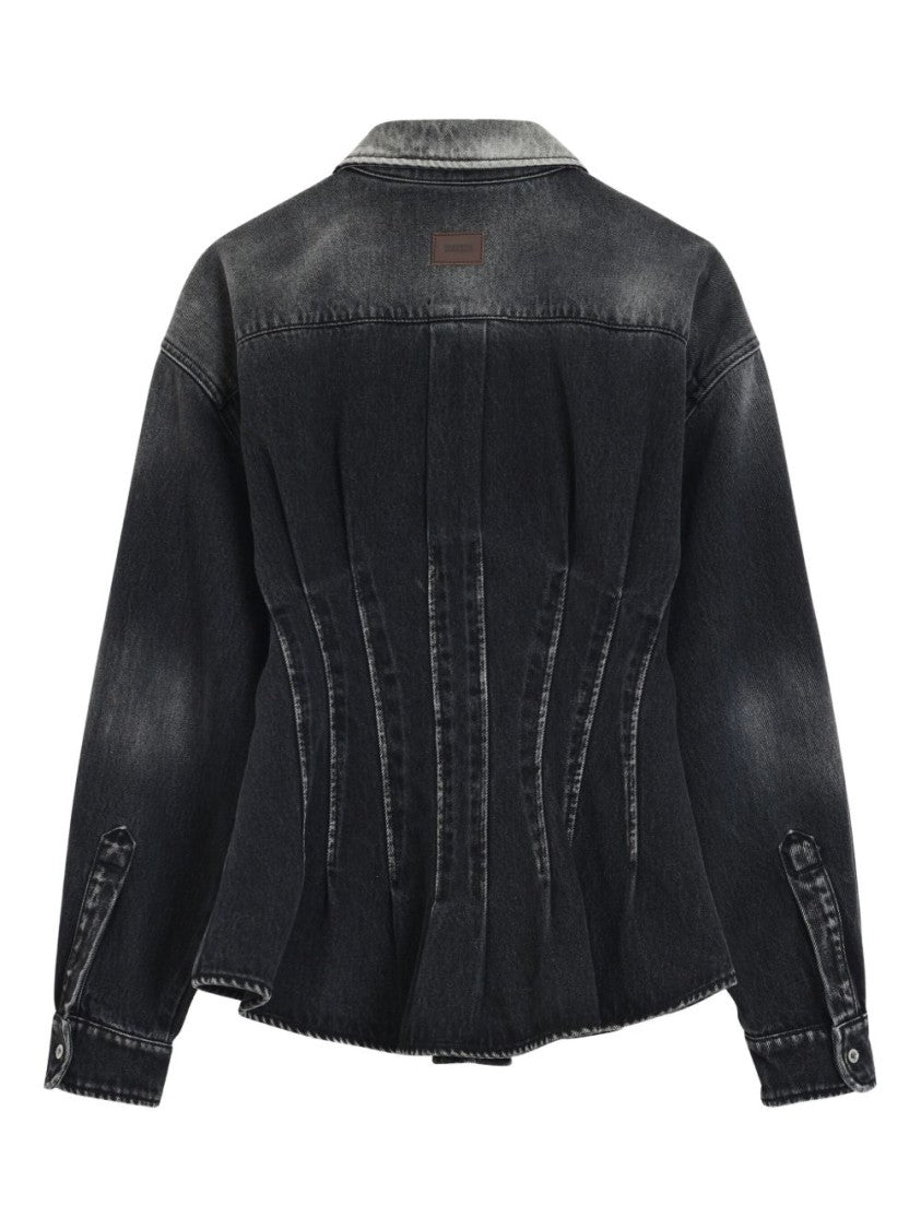 Moschino Concealed Fastening Black Top