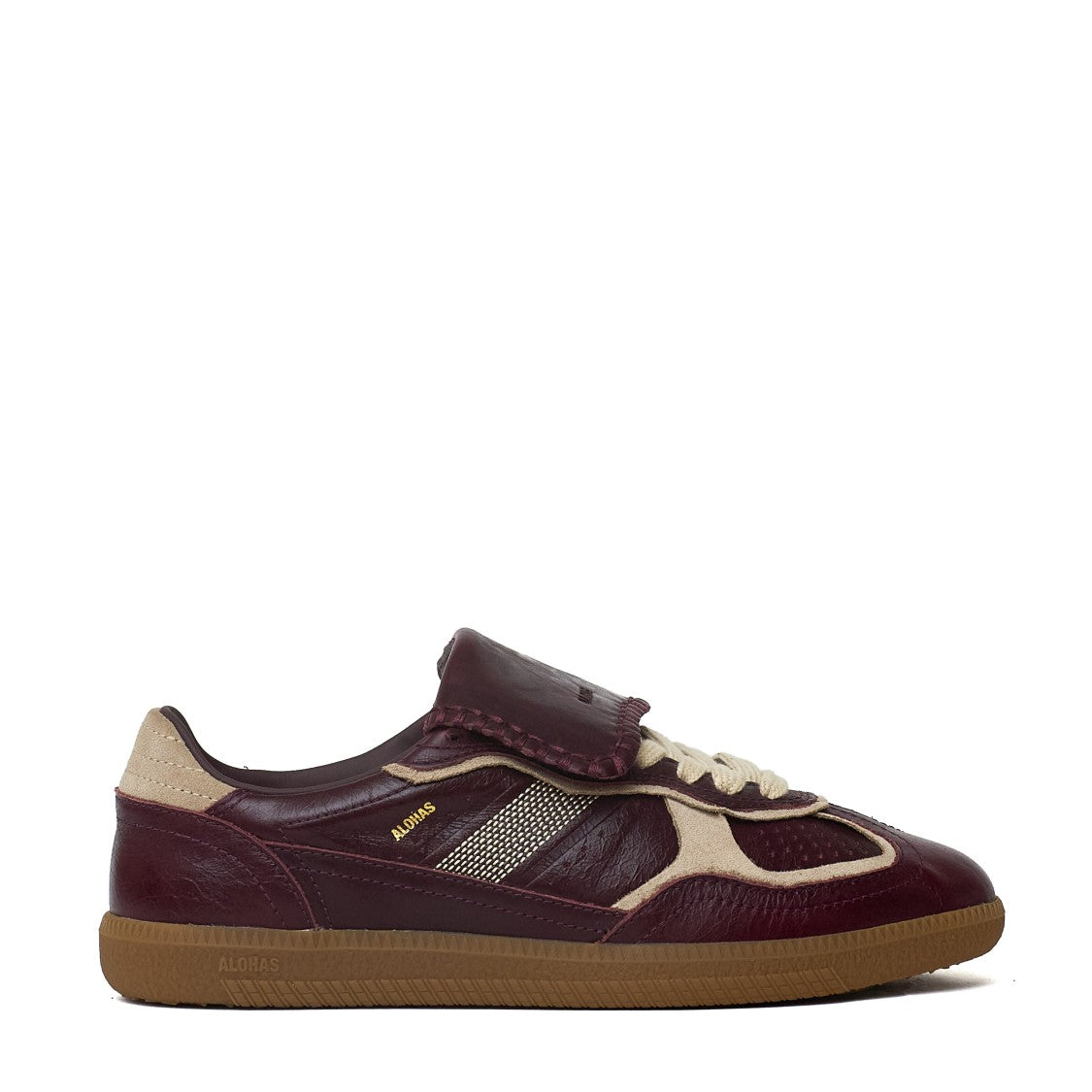 Alohas Tb.490 Club Deep Burgundy Patent Leather Sneakers