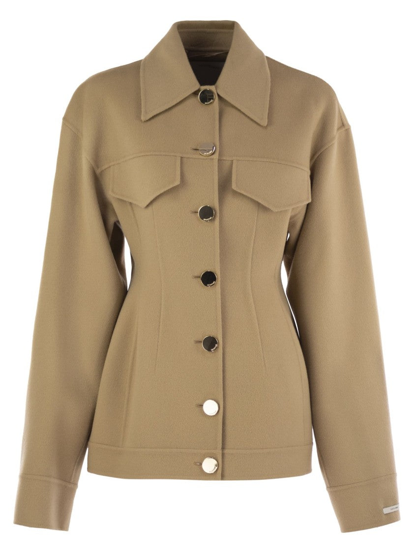 Sportmax Egeo - Tight-Fitting Wool Caban