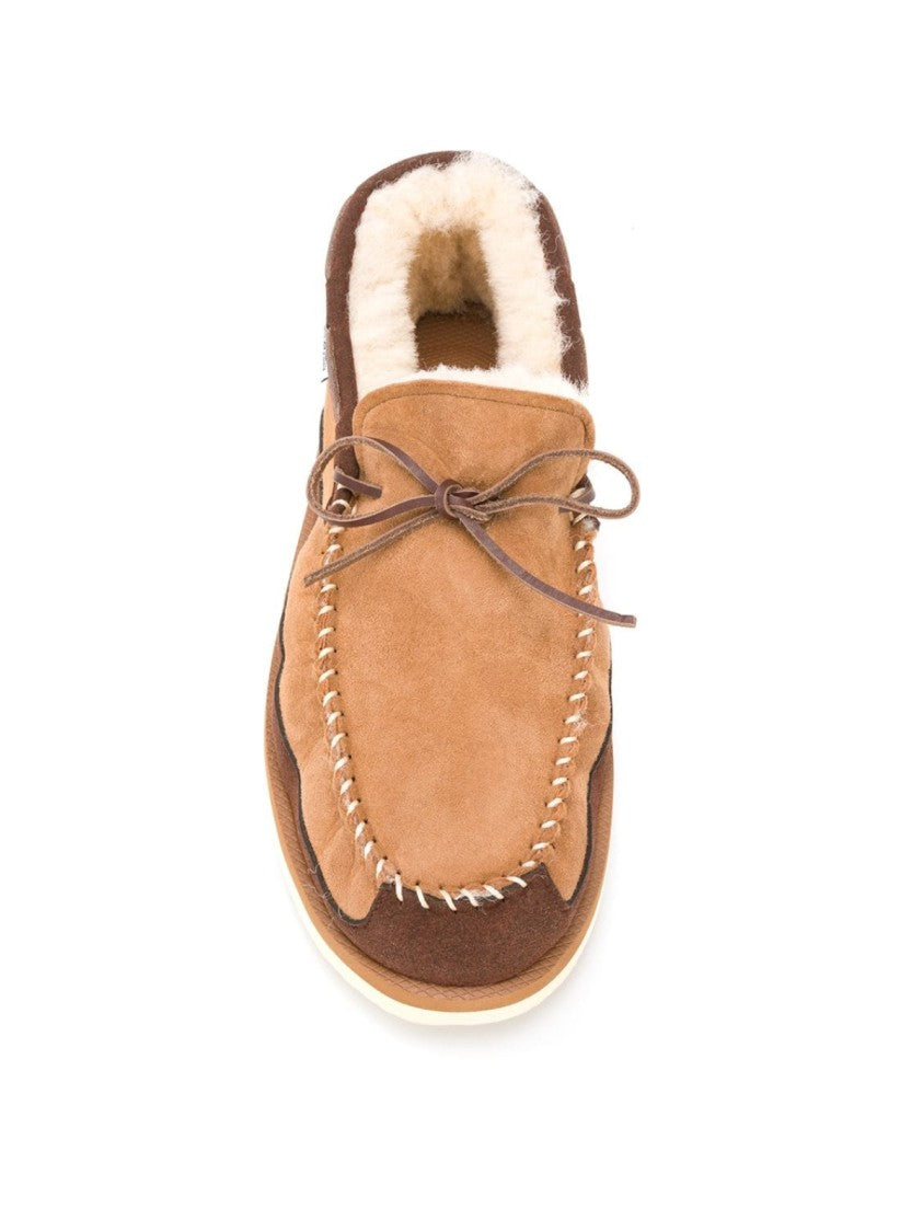 Suicoke Shearling-Lined Loafers