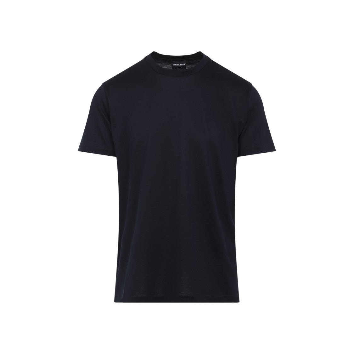 Giorgio Armani Silk Blend T-Shirt With Classic Crew Neckline