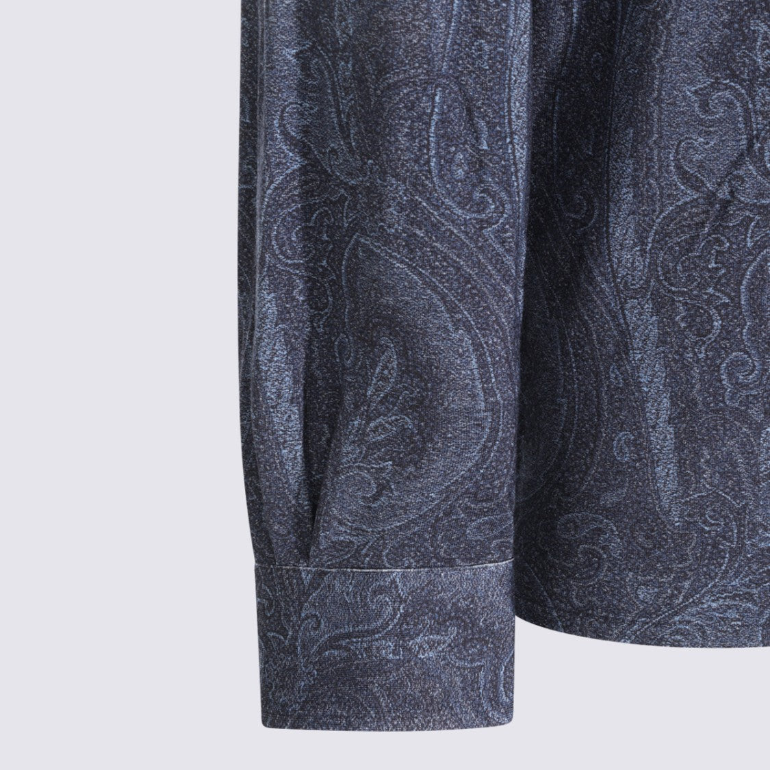 Etro Paisley Pattern Long-Sleeve Shirt With Classic Collar