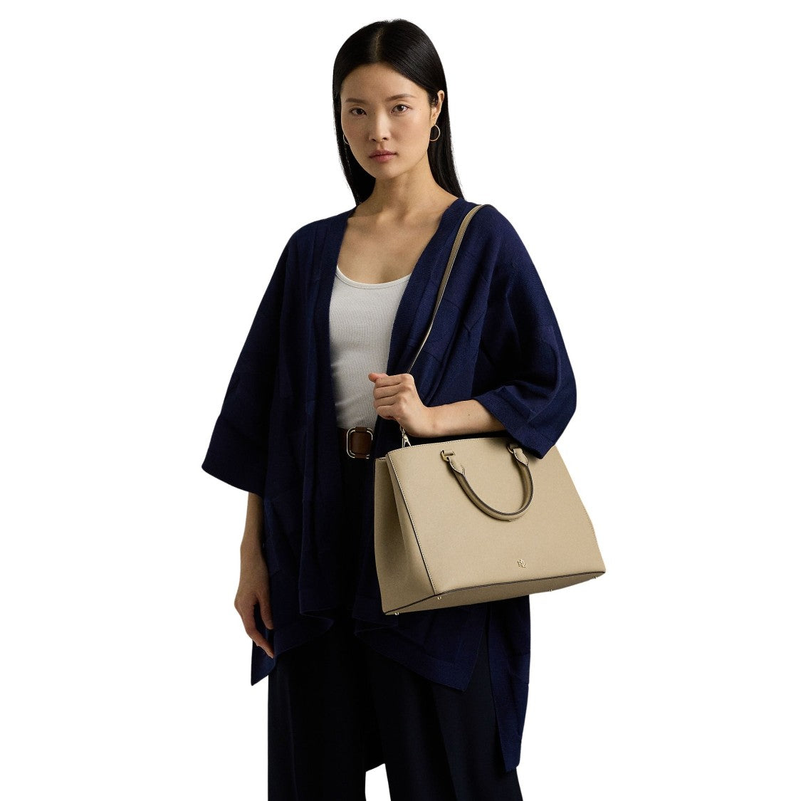 Lauren Ralph Lauren Hanna 37 Satchel Large