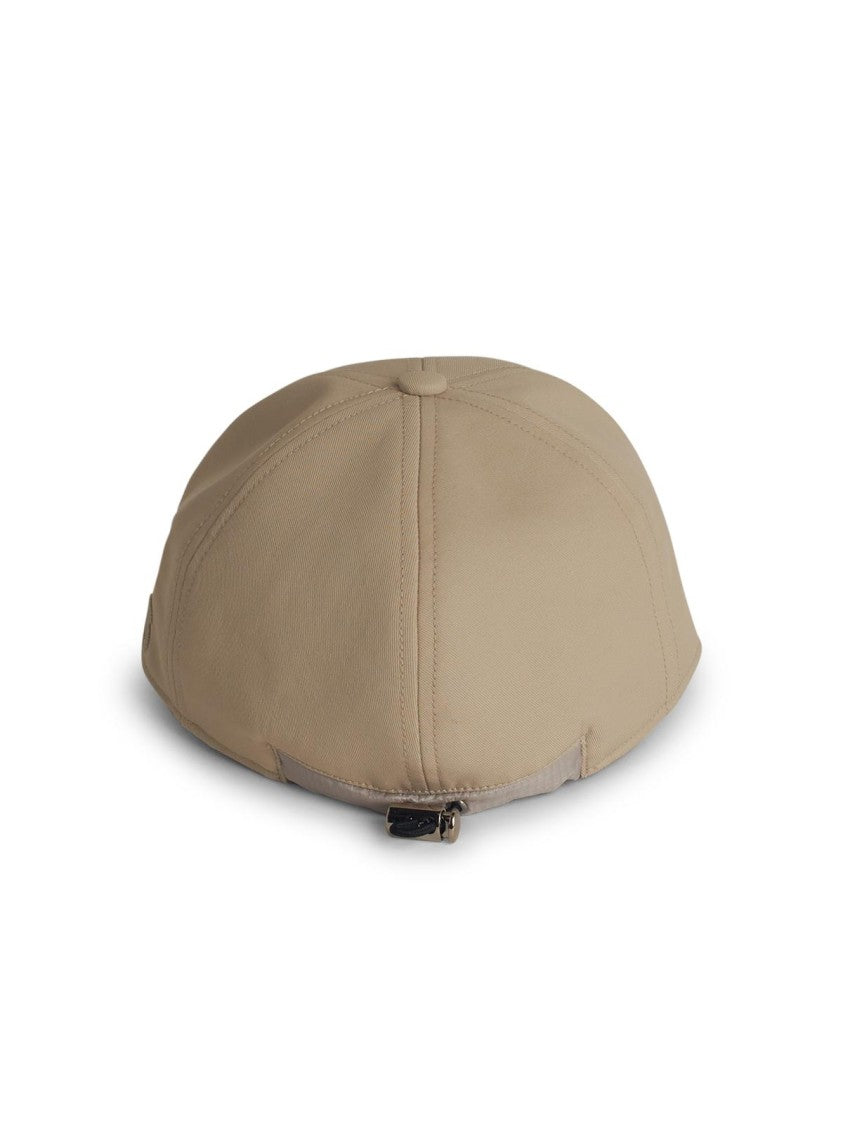 Sacai Beige Cotton Cap