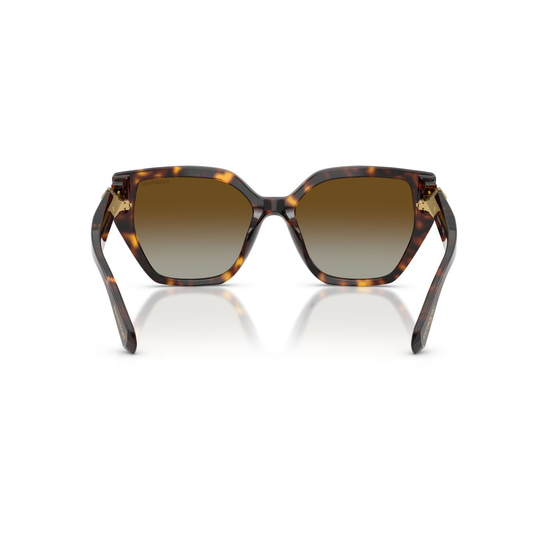 Swarovski 0Sk6044u Oversized Geometric Tortoiseshell Sunglasses With Crystal Embellishment
