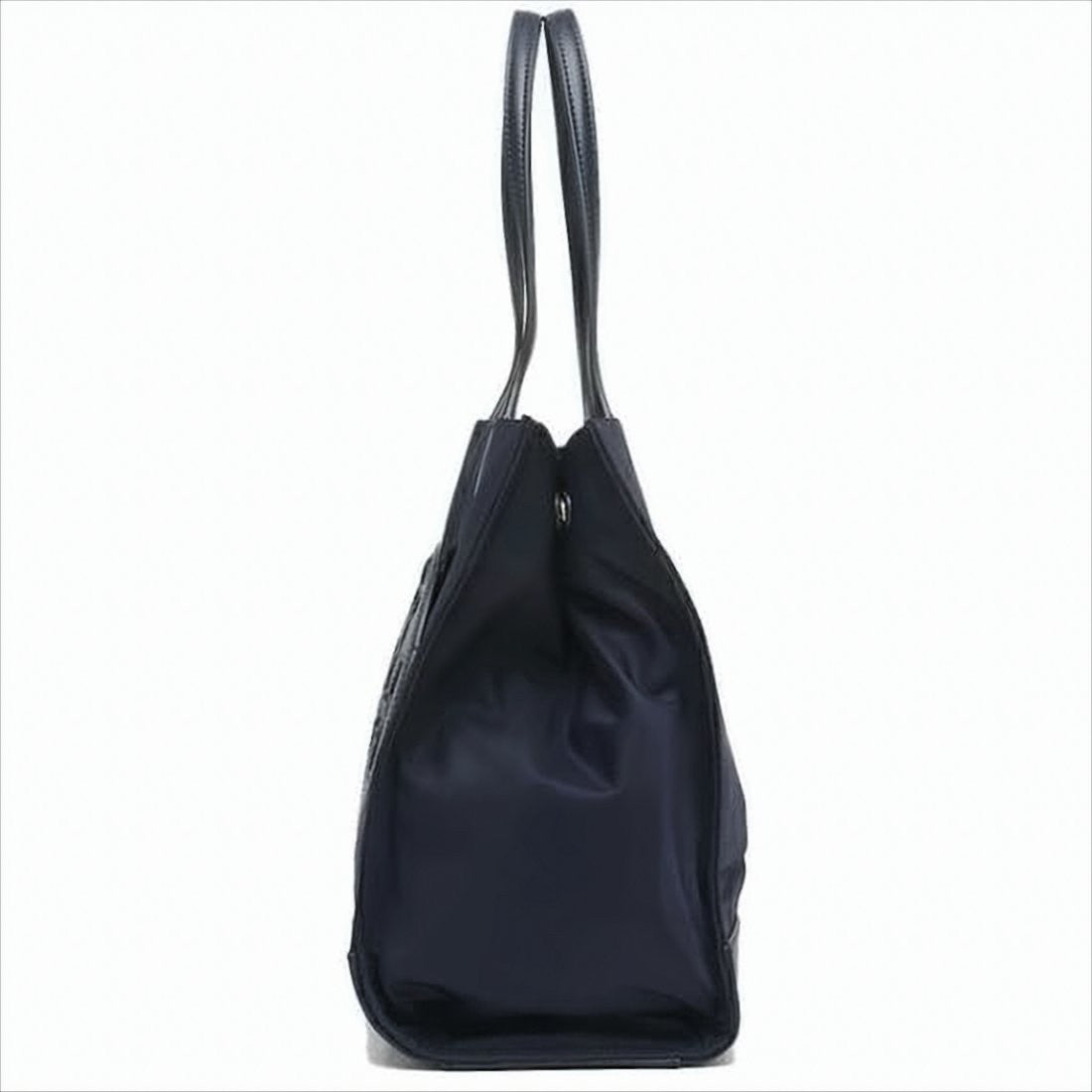 Tory Burch Structured Nylon Tote Bag With Leather Trim