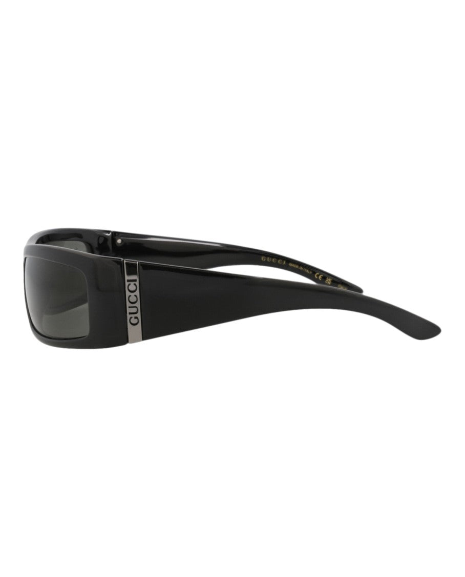 Gucci Shield-Frame Injection Sunglasses