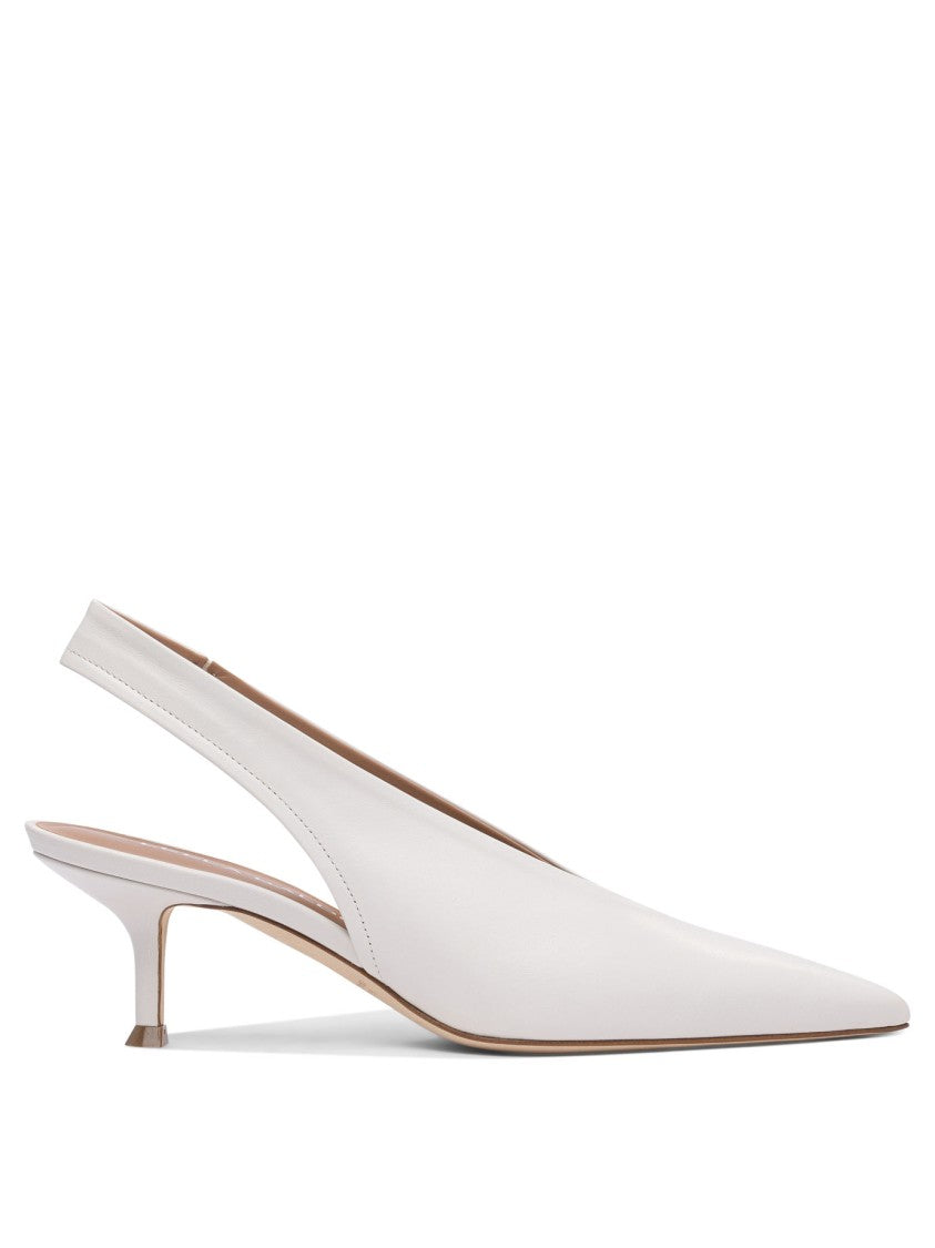 Lella Baldi Slingback Heeled Shoes With Pointed Toe