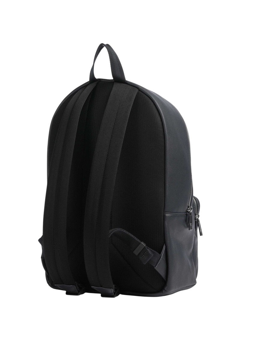 Hugo Boss Multi-Zipper Eco-Leather Backpack