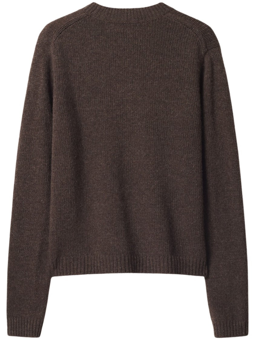 Maison Kitsuné Intarsia Wool Jumper With Playful Fox Design