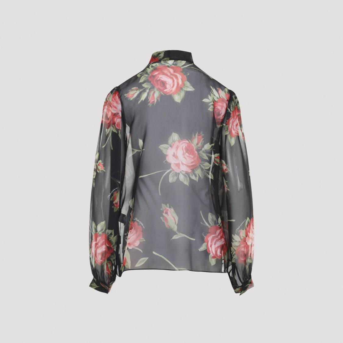 Dolce & Gabbana Black Silk Top