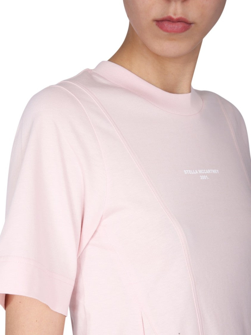 Stella Mccartney Soft Pink Crew Neck T-Shirt