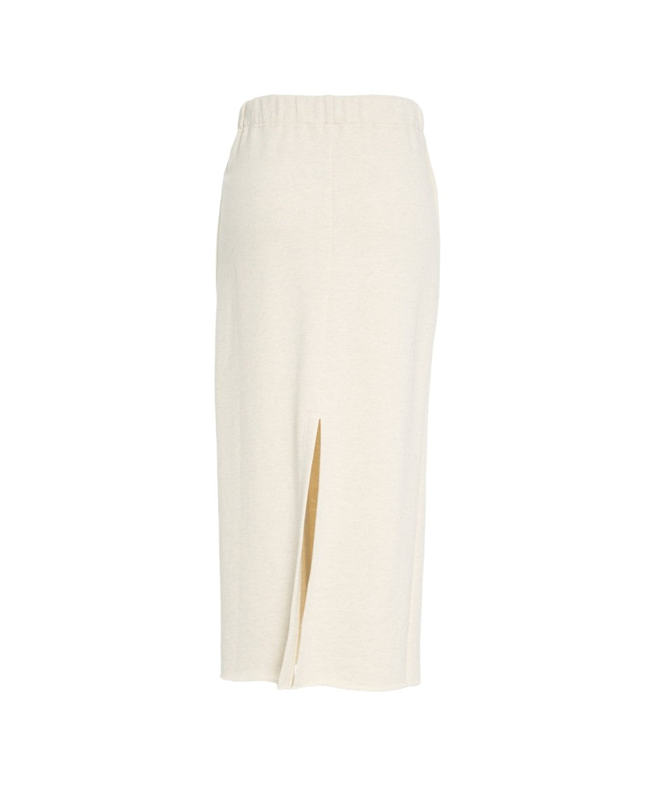 Viktoria Chan Sophisticated Maxi Skirt With Knot Detail And Fluid Silhouette