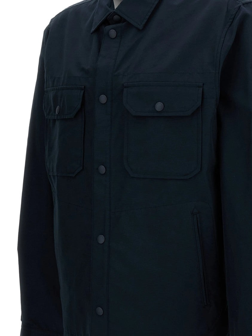 Woolrich Blue Spring Lewis Bomber Cotton Jacket